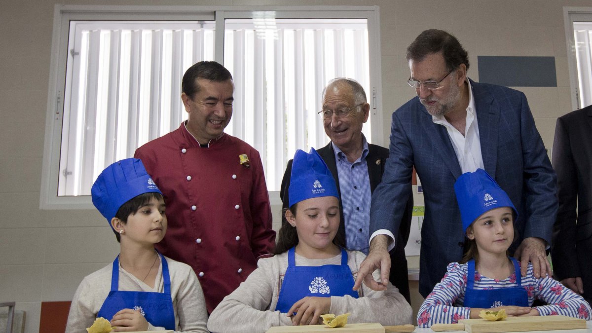 Mariano Rajoy, en Huércal-Overa.