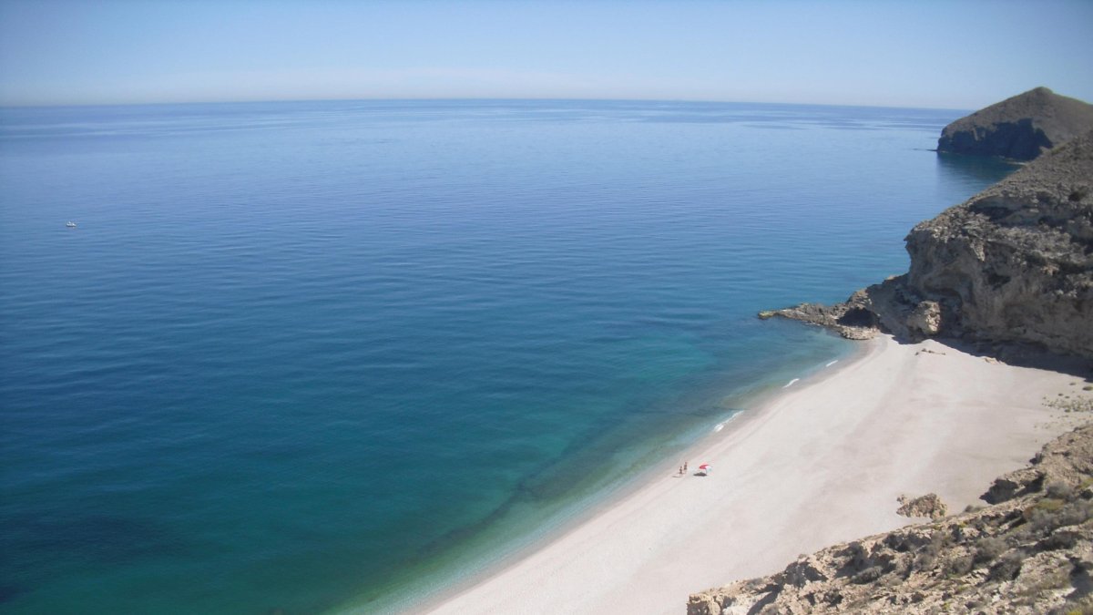 Playa de Los Muertos, en el municipio de Carboneras.