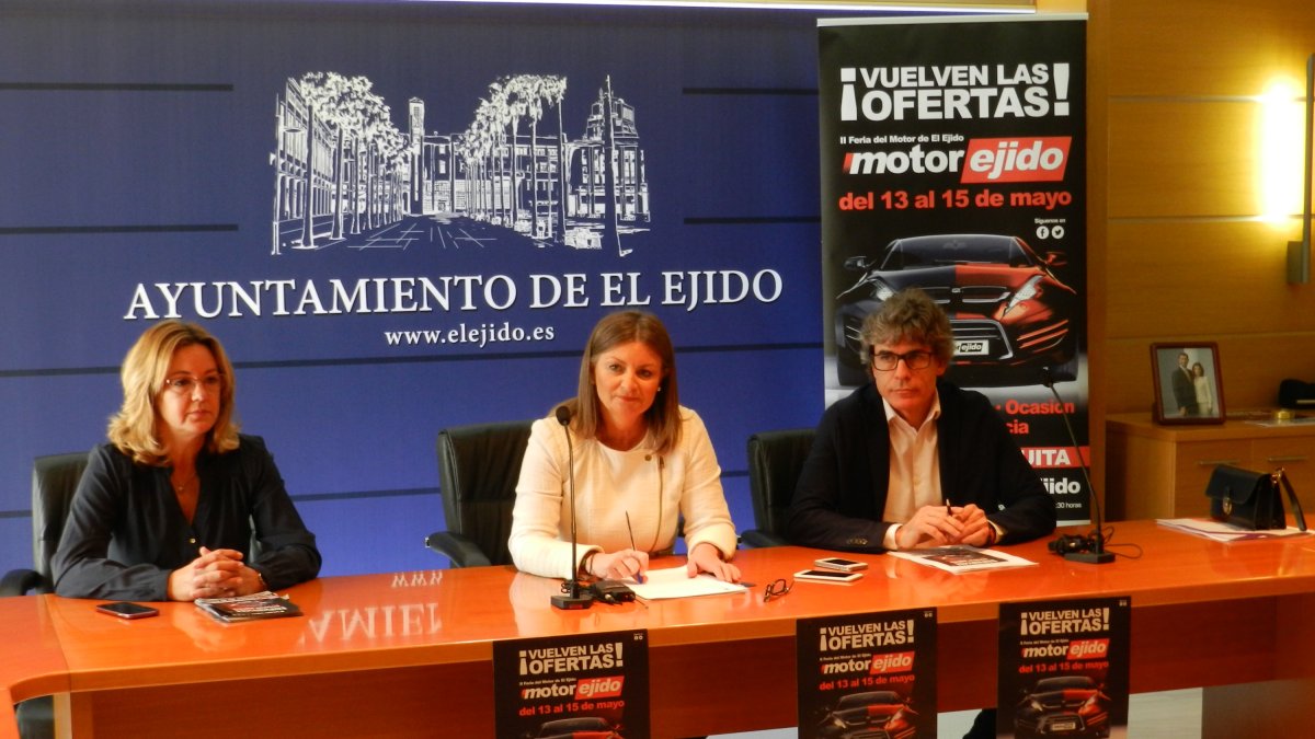 Presentación del evento, ayer en el Ayuntamiento de El Ejido.