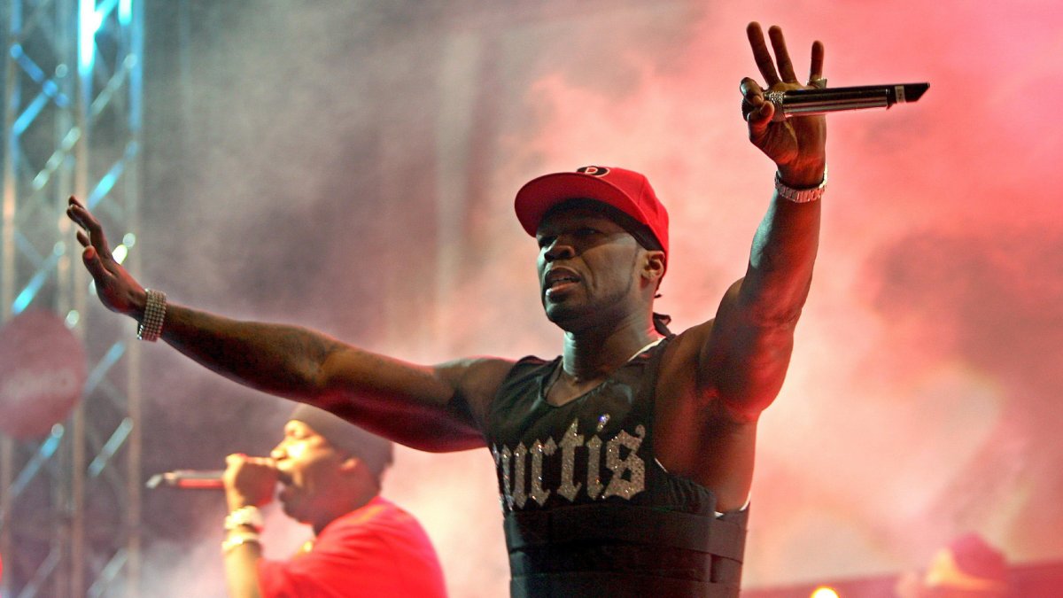 El rapero estadounidense 50 Cent también conocido como Curtis Jackson.
