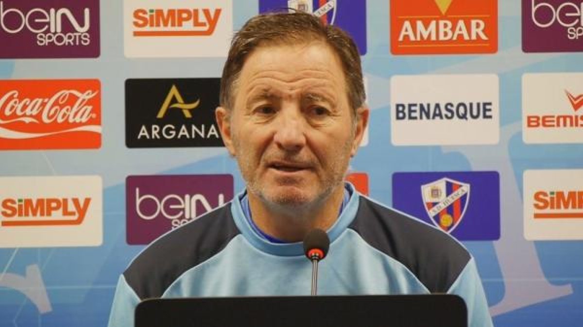 Anquela, entrenador del Huesca.