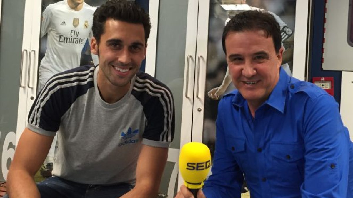 Arbeloa con José Ramón de la Morena.