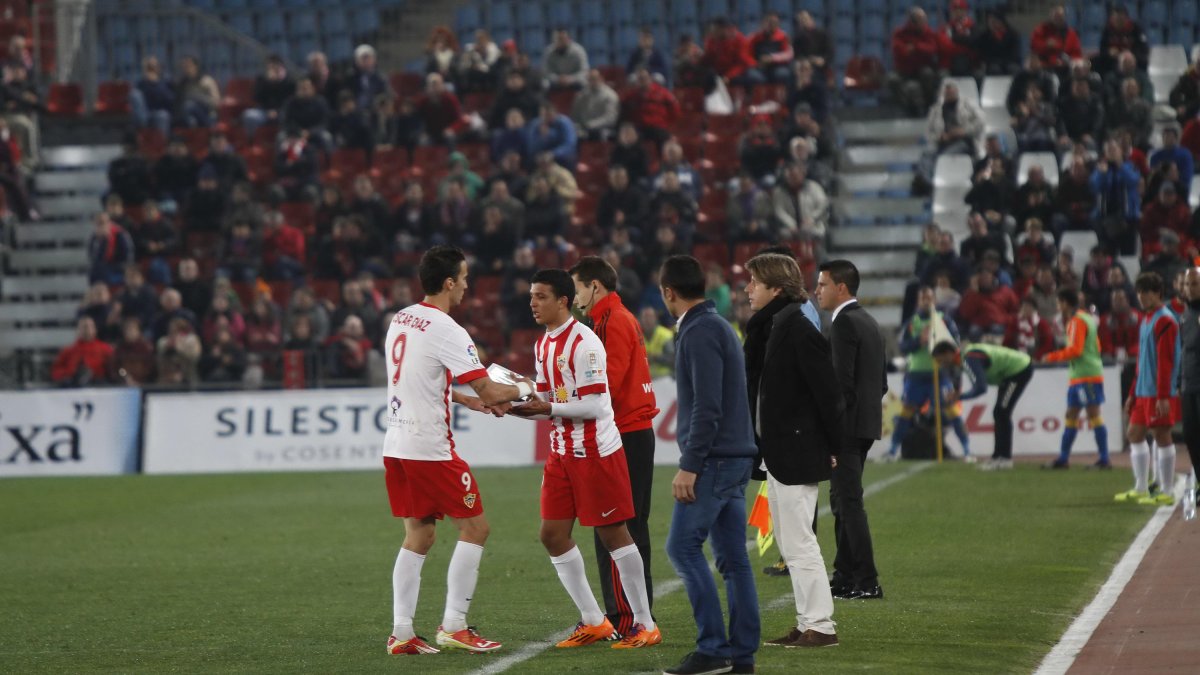 Hicham el día de su debut en Primera con Francisco marcó el gol de la victoria.