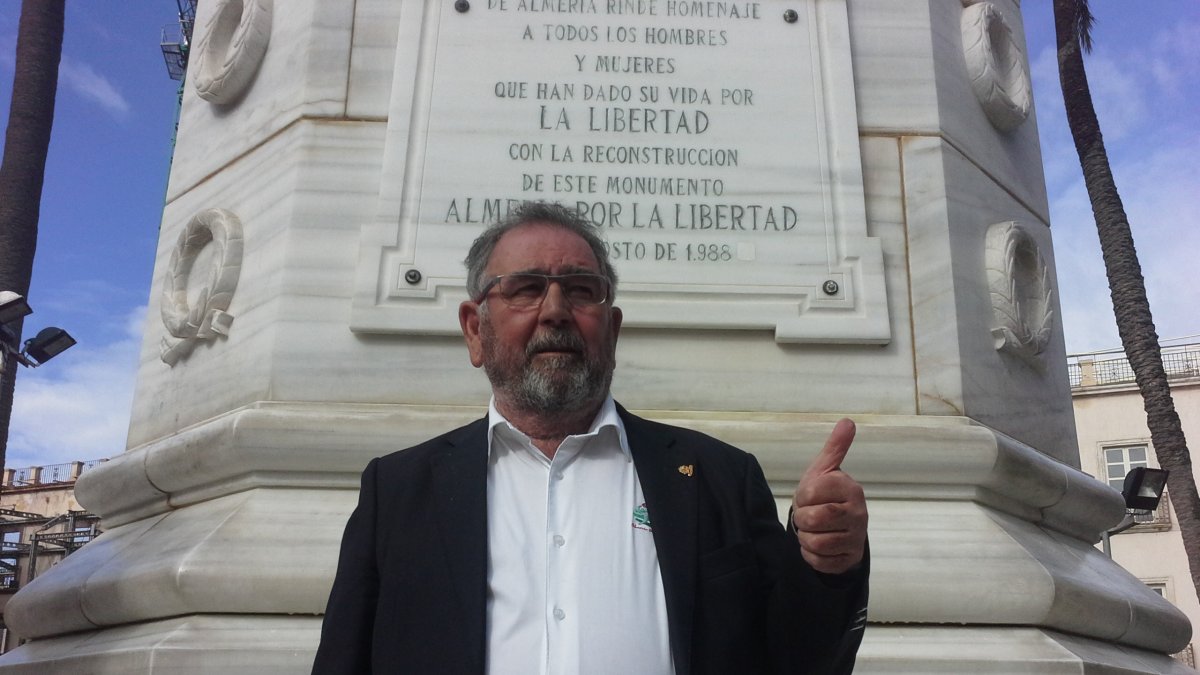 Sedeño, en la Plaza Vieja.