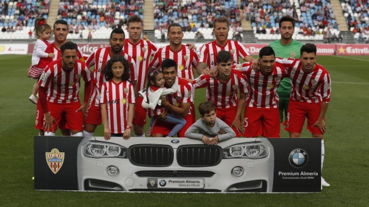 El once del Almería.