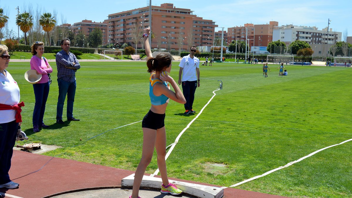 Una atleta en el Anexo.