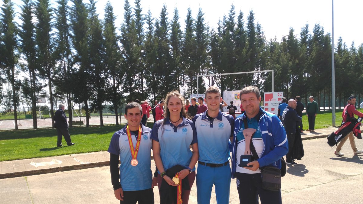 Golfistas de la UAL.