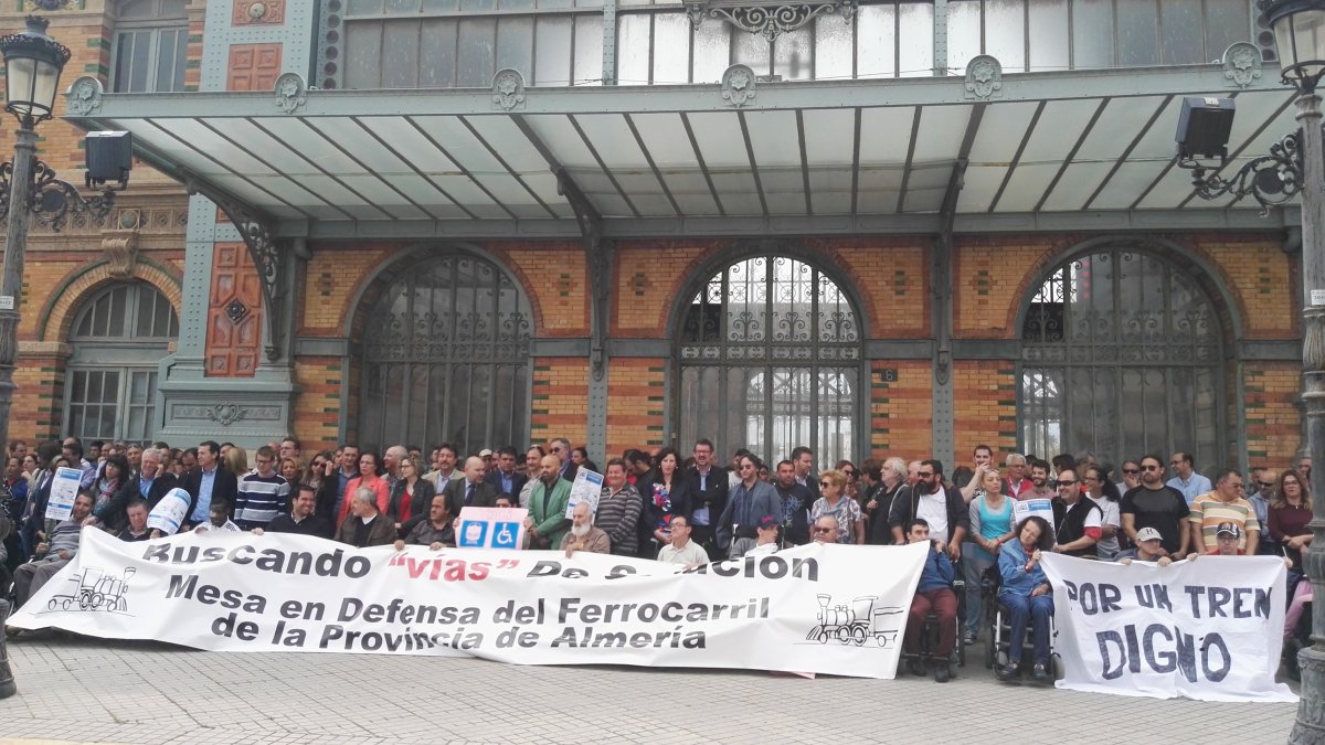 Concentración de esta mañana.