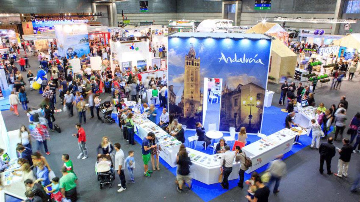 Stand de turismo andaluz en una edición anterior.