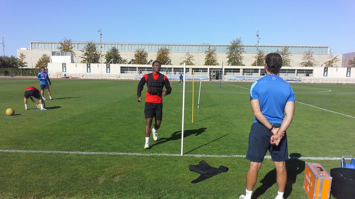 Kalu Uche, este martes.