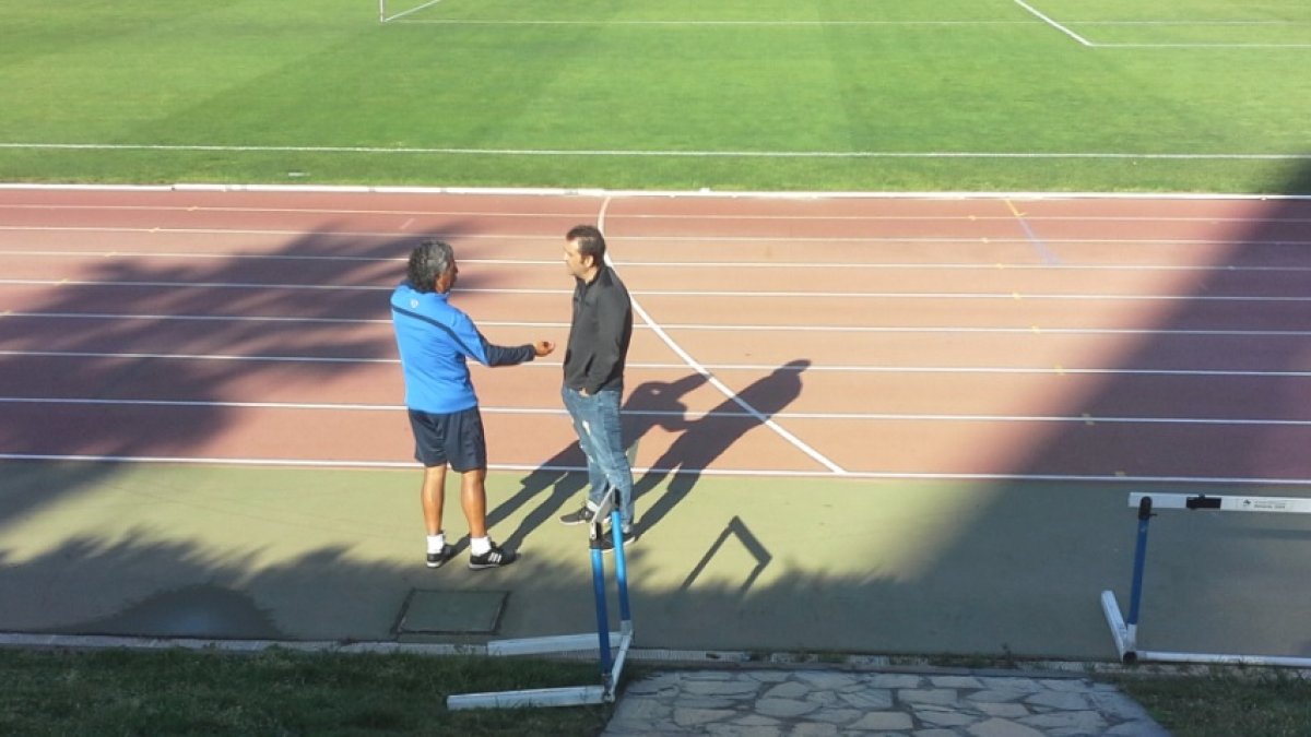 Goro y Benito, este lunes.