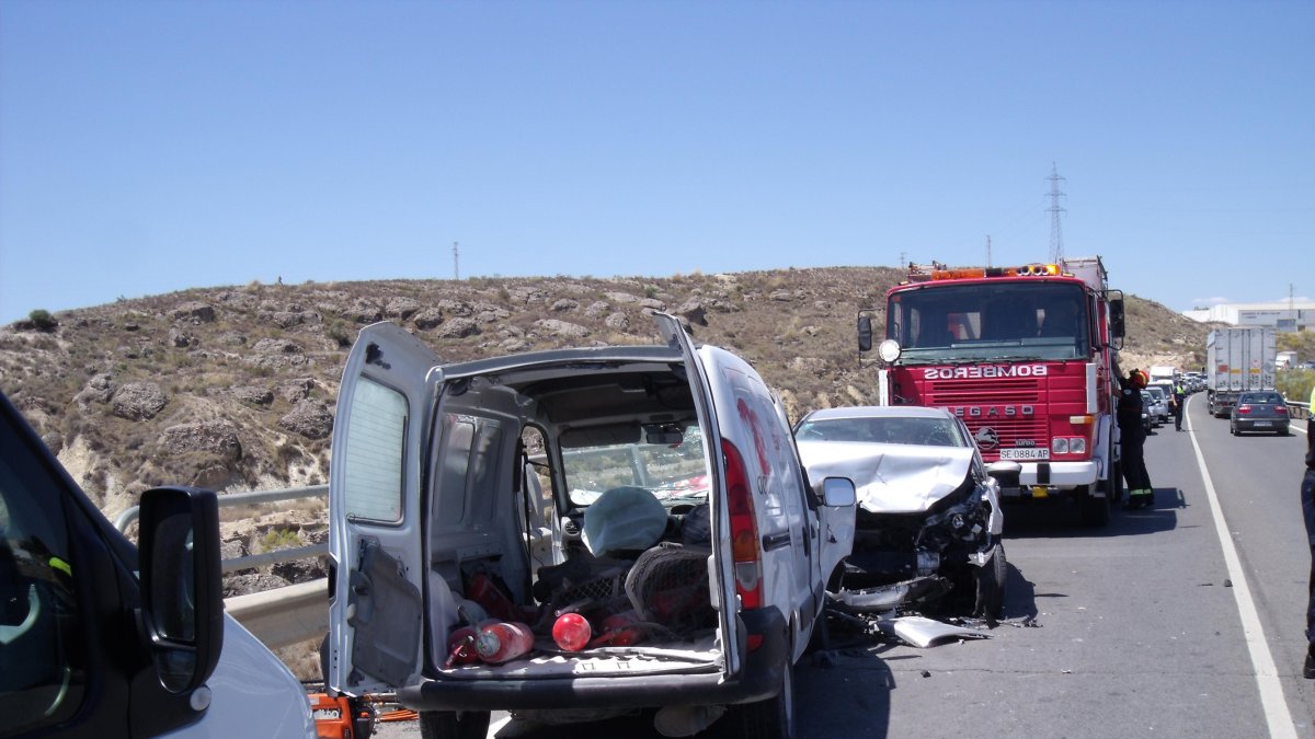 Accidente en la A334