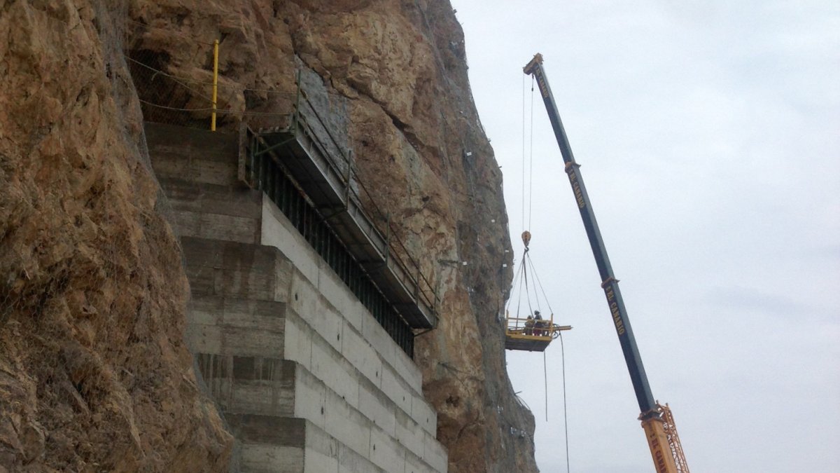Obras de emergencia en El Cañarete.