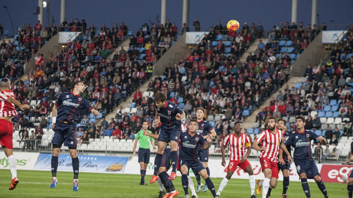 Imagen del partido de la primera vuelta.