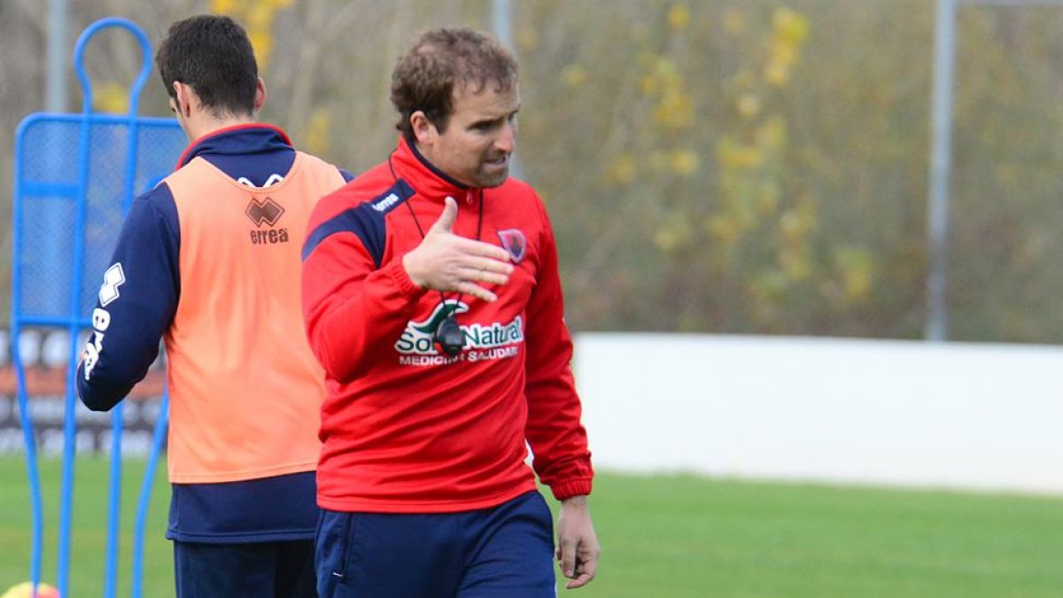 Arrasate, entrenador del Numancia.