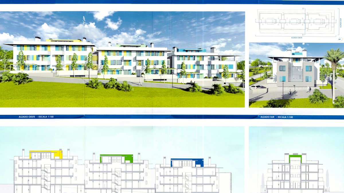 Proyecto de las VPO que se construirán en Los Ángeles.