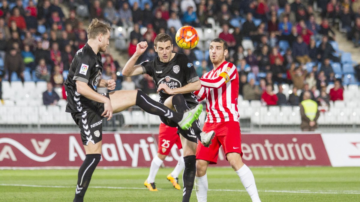 Fran Vélez, en el partido frente al Lugo.