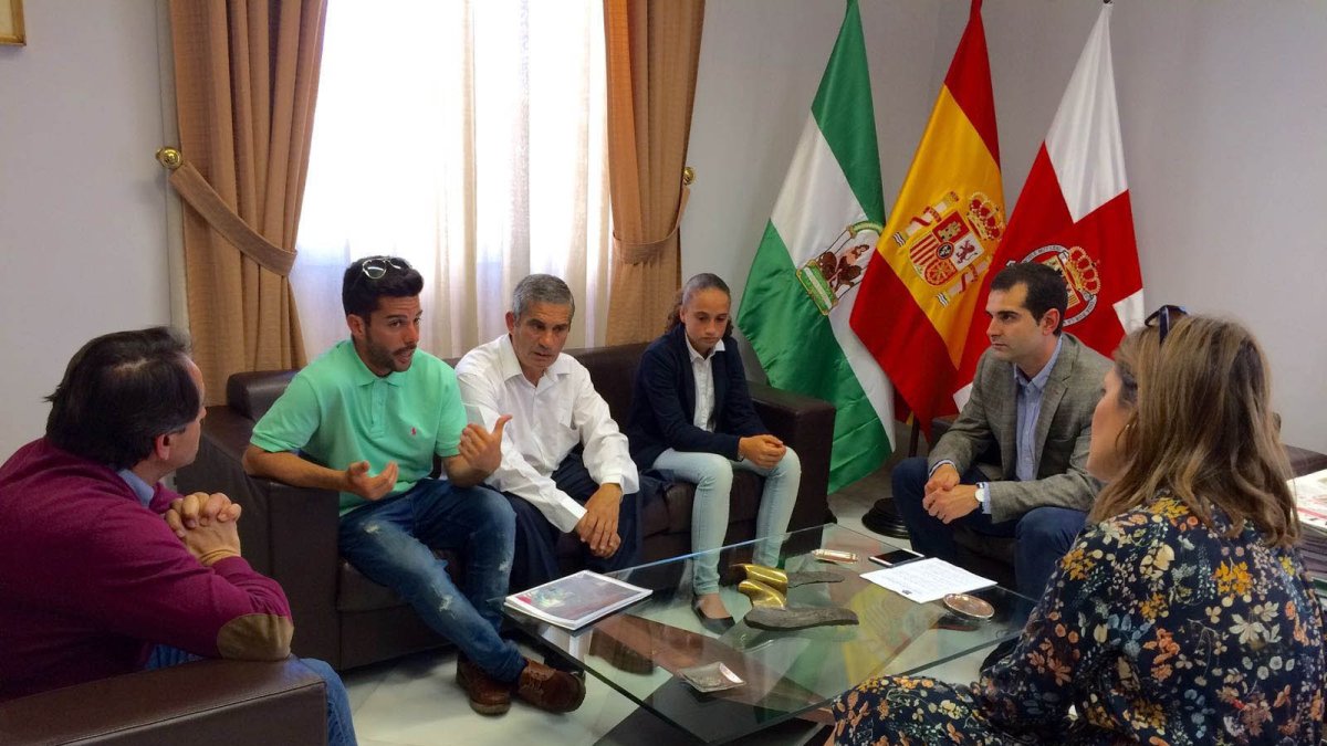 Recepción con el alcalde.