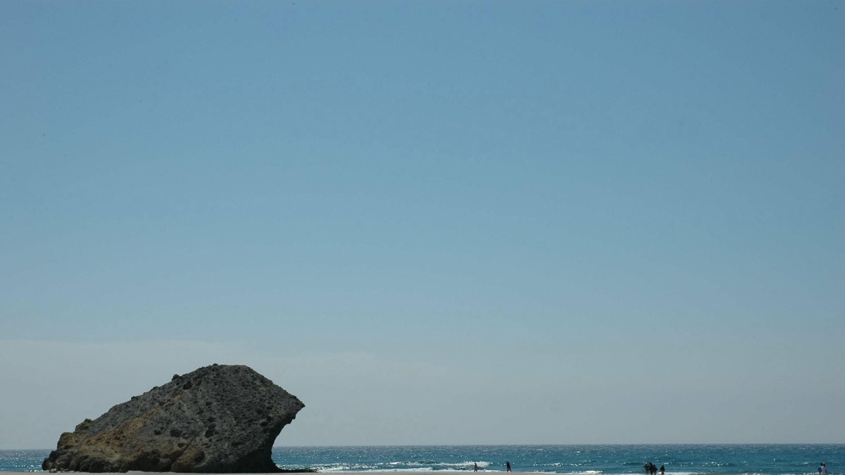 Playa de Mónsul en el Parque Natural Cabo de Gata.