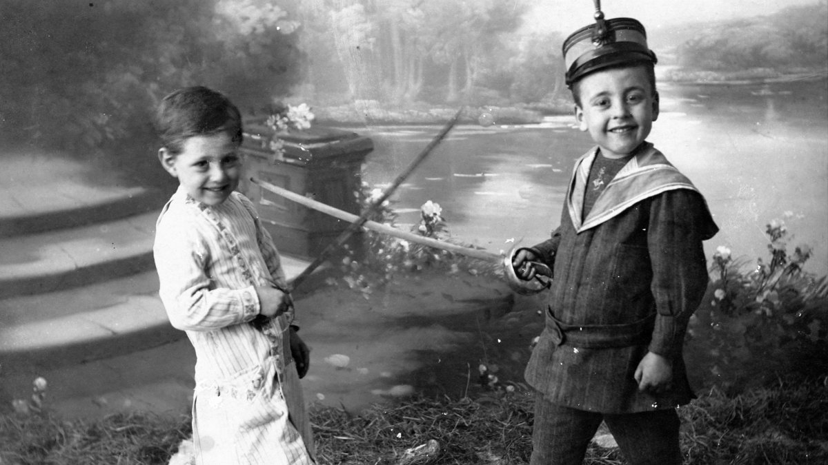 Una fotografía del estudio de don Antonio Mateos.