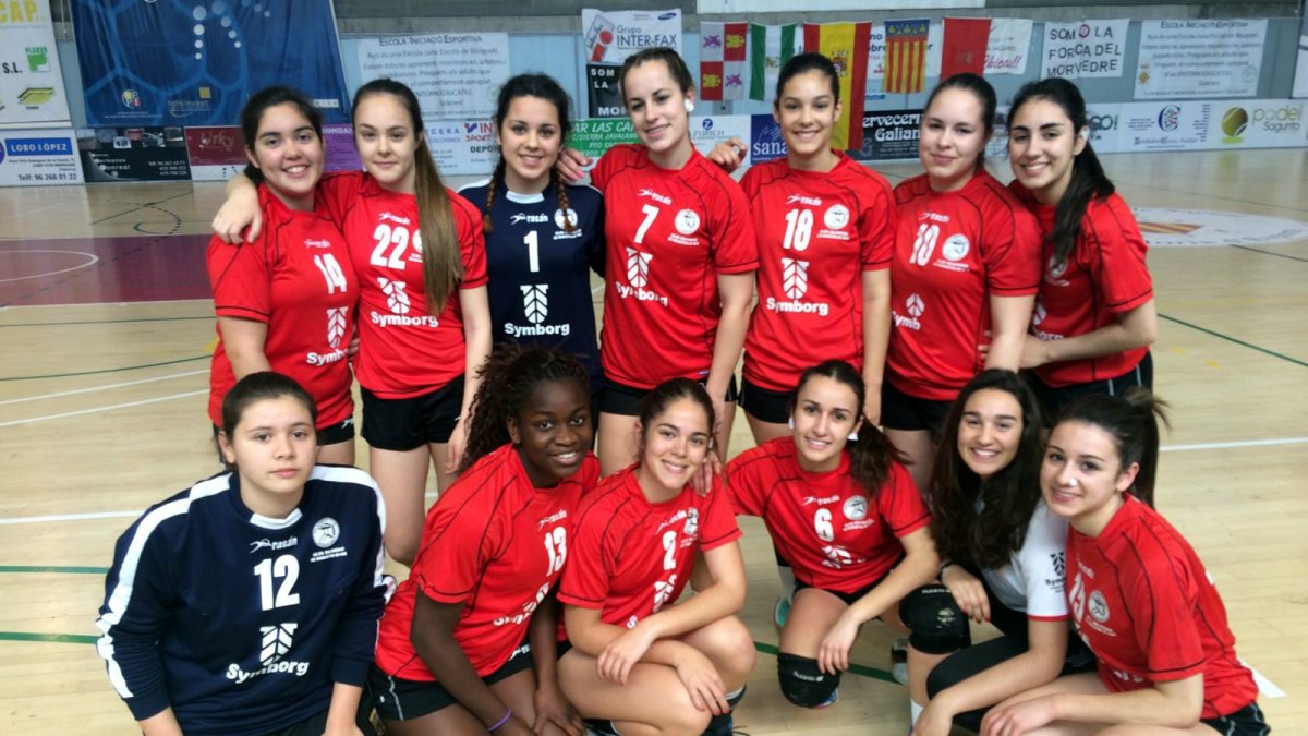 Las roqueteras en la pista.