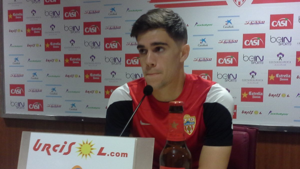 Pozo, este martes en la sala de prensa.