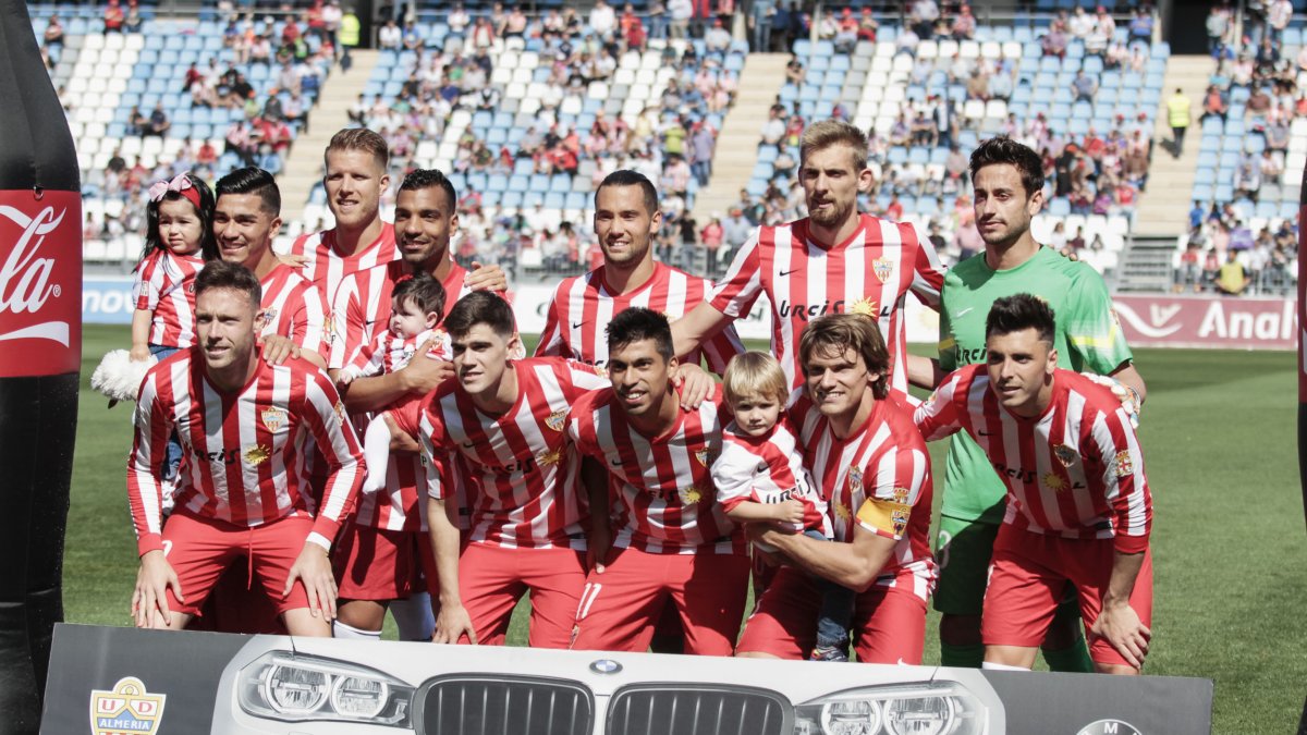 El once del Almería.