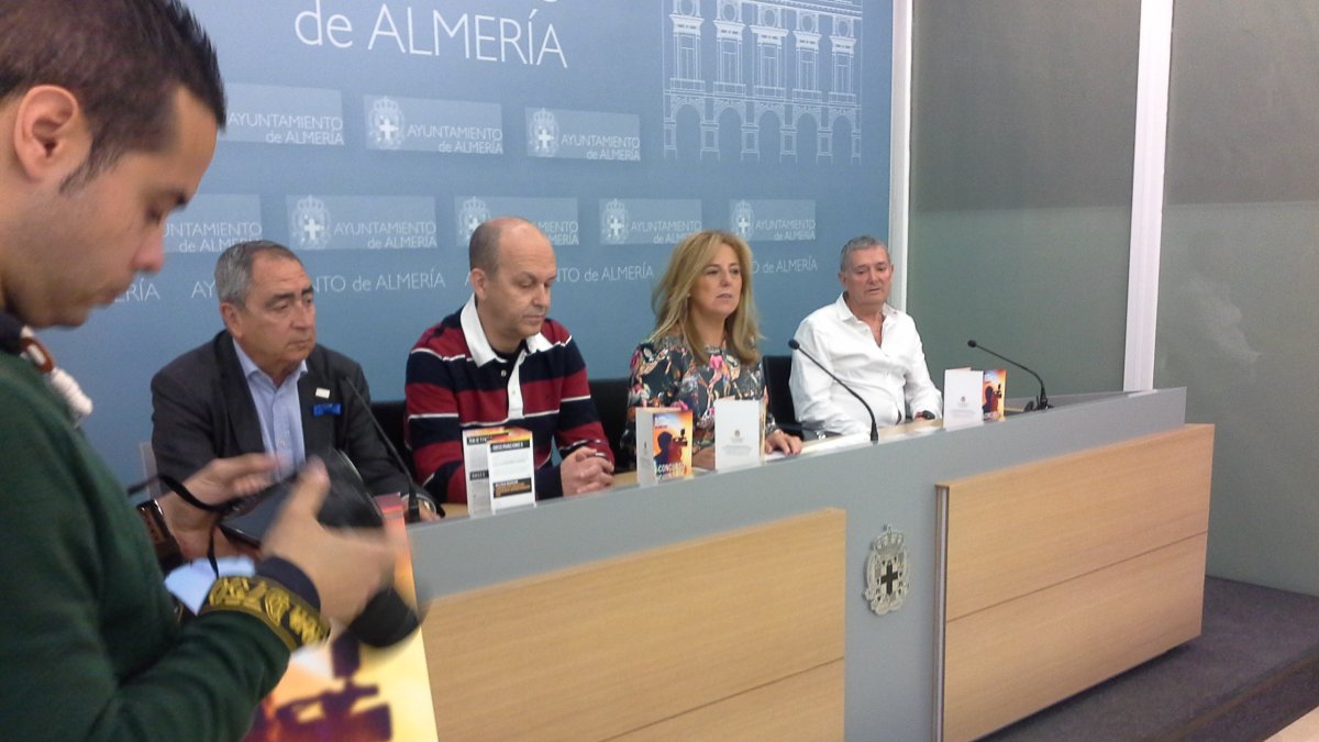 Francisco Balcázar, Rafael Aranda, Pilar Ortega y Rafa Díaz.