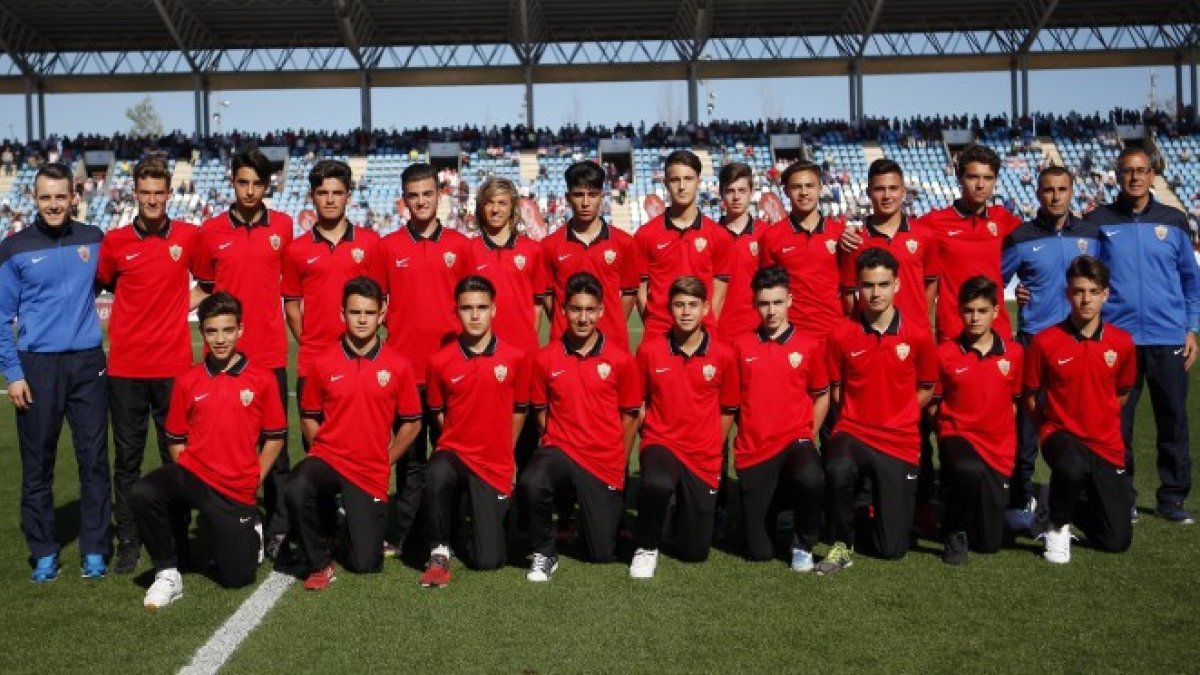 El Cadete B del Almería en el Estadio.