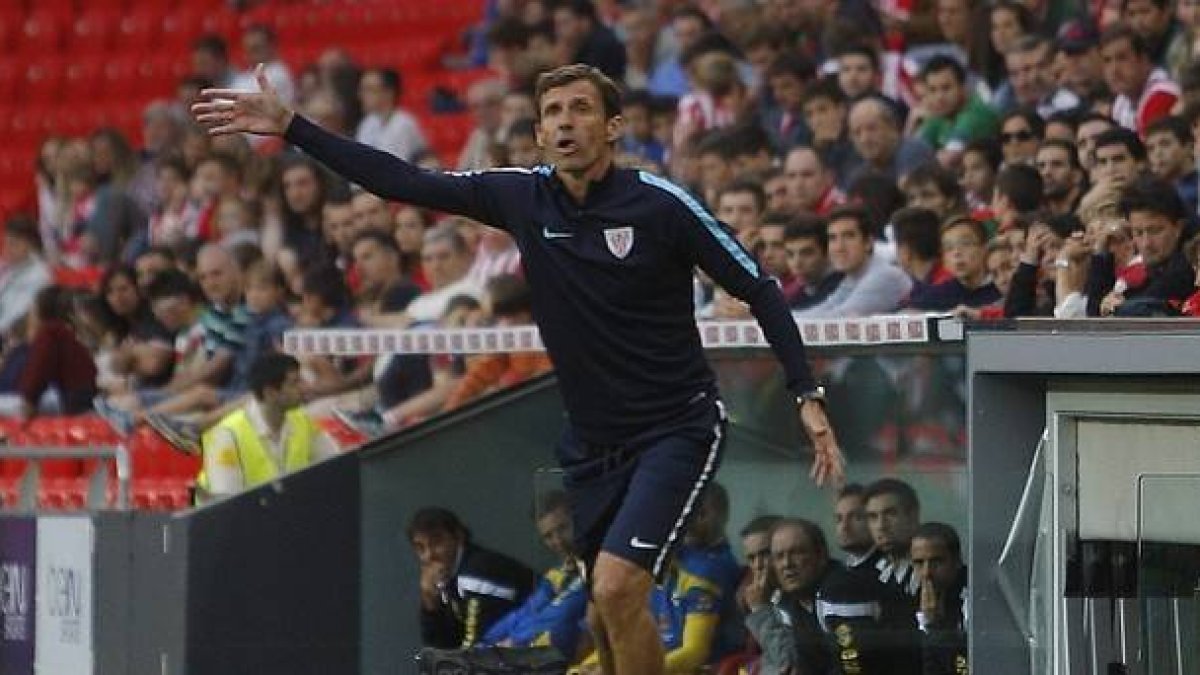 Ziganda, entrenador del Bilbao Athletic.
