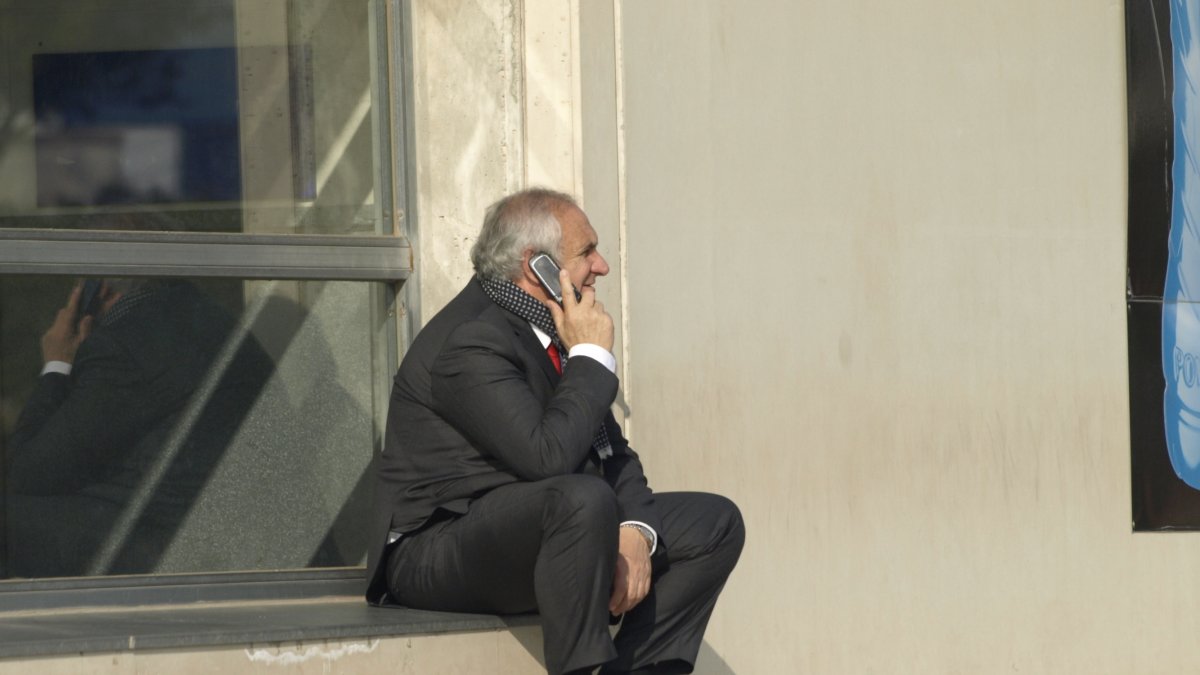 Alfonso García, en el campo Anexo.