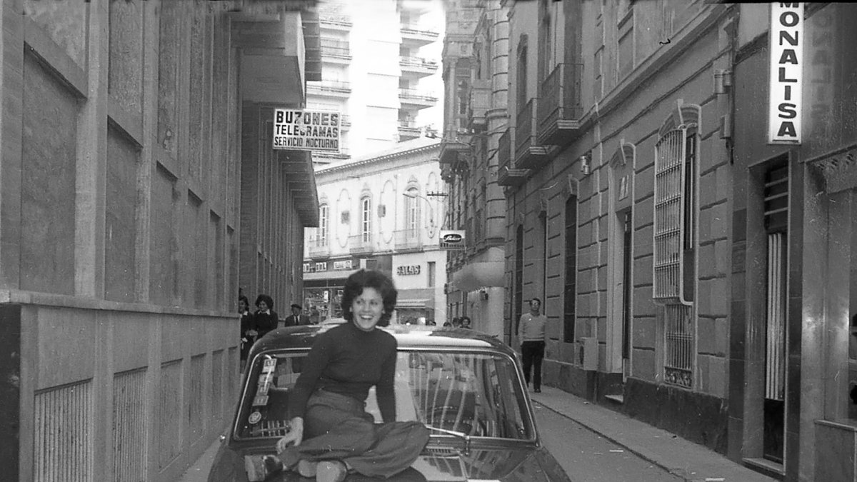 La calle Padre Luque hacia 1974.