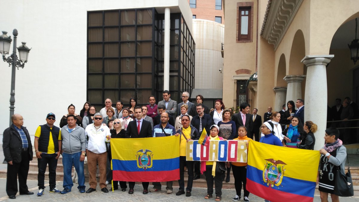 Minuto de silencio celebrado en la capital.
