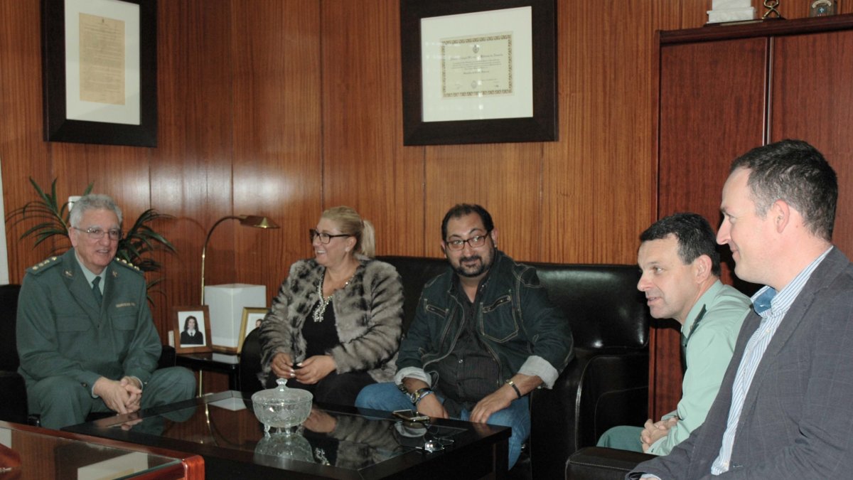 Entrevista en la Comandancia de Almería