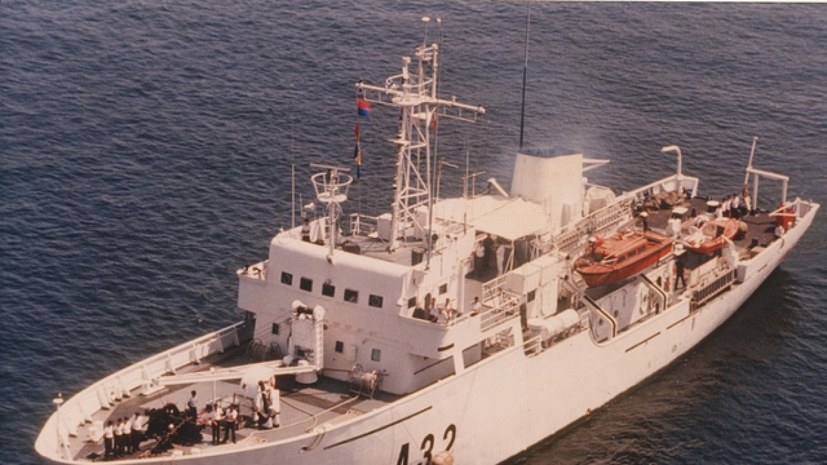 El buque hidrográfico