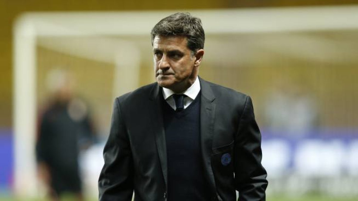 Michel en uno de los últimos partidos en Francia.