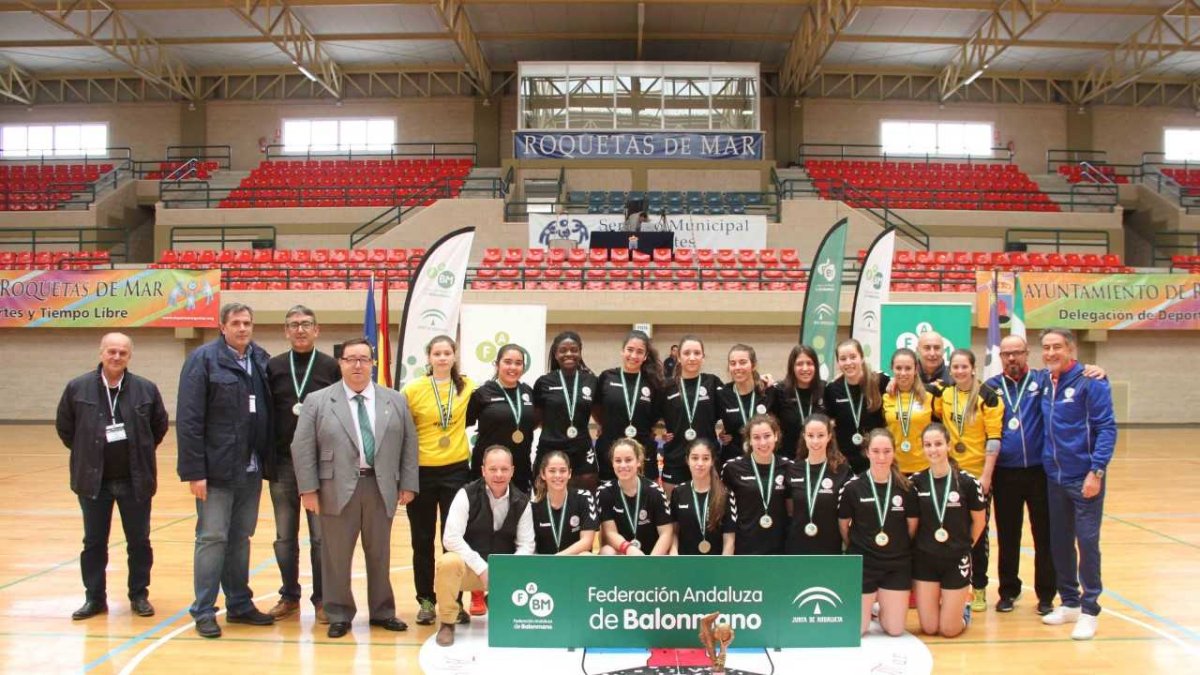 Las jugadoras roqueteras son Campeonas de Andalucía.