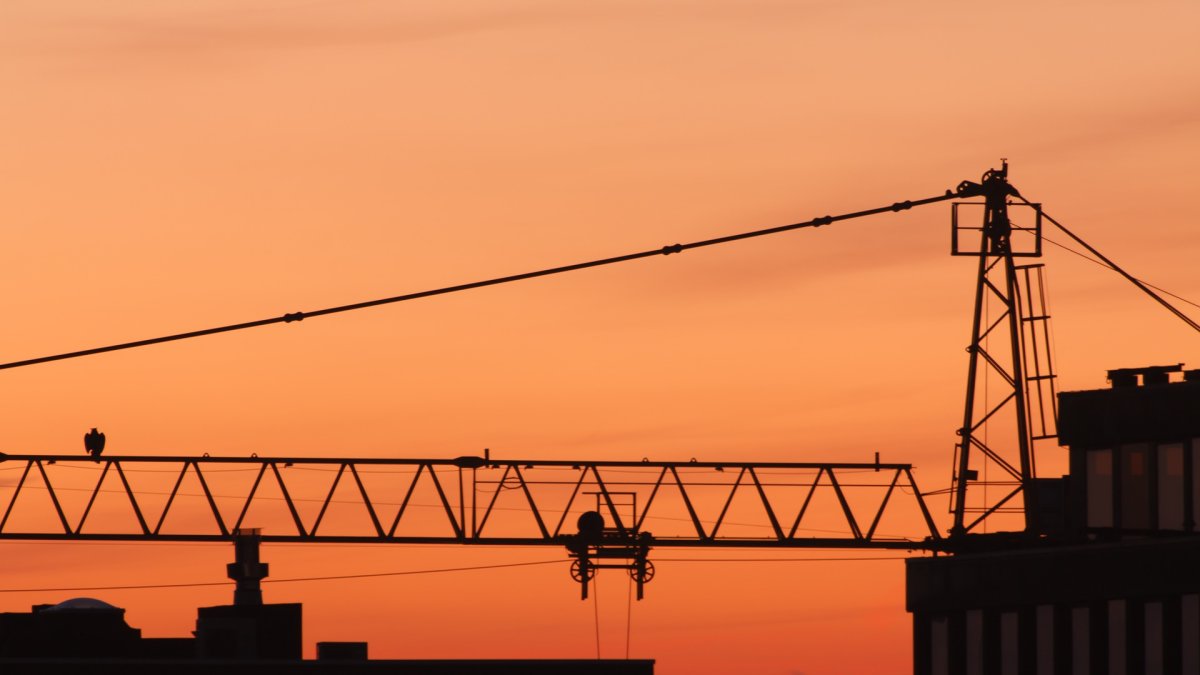 Las grúas vuelven a ser parte del paisaje urbano.