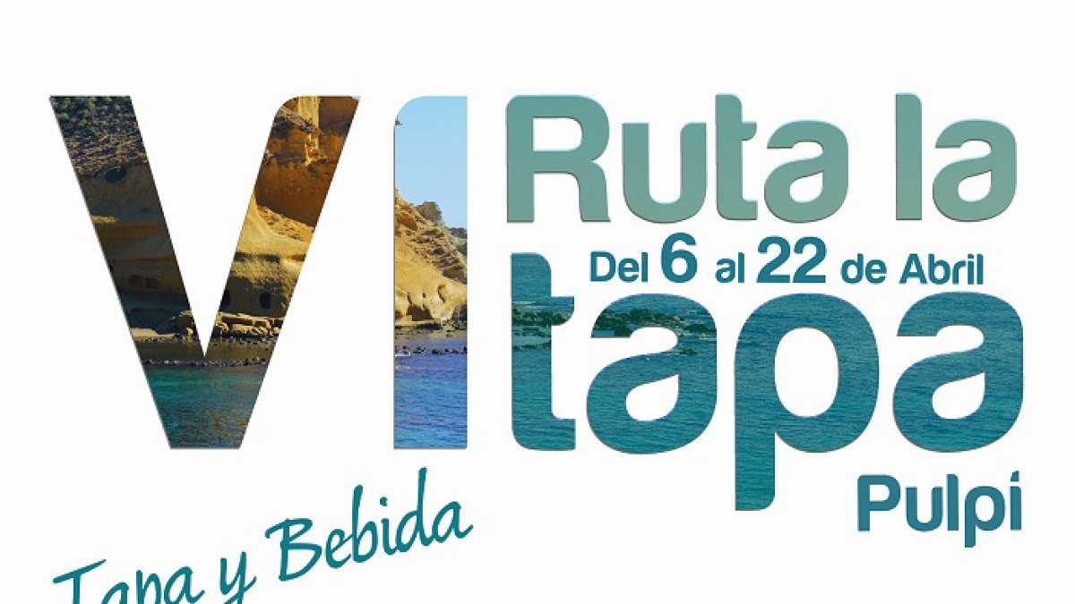 Detalle del cartel de la Ruta de la Tapa de Pulpí.