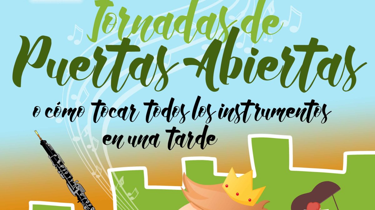 Cartel de la Jornada de Puertas Abiertas del Conservatorio