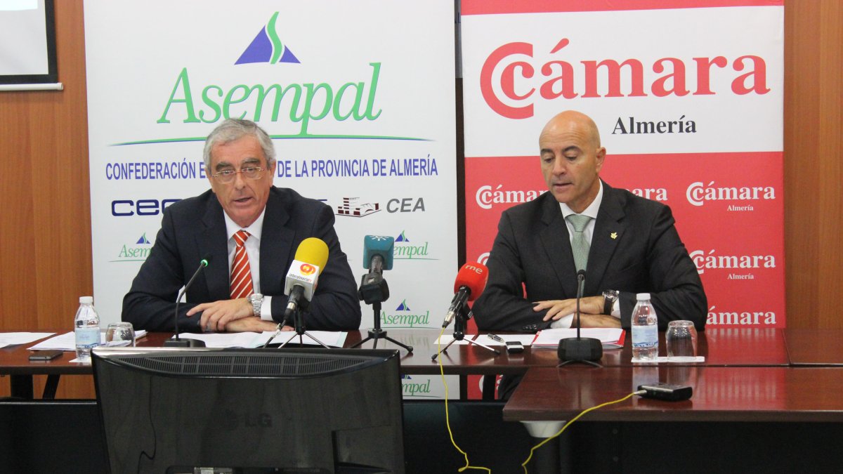 José Cano y Diego Martínez, presidentes de Asempal y la Cámara