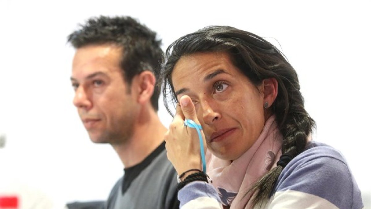 Ángel y Patricia, padres de Gabriel Cruz Ramírez.