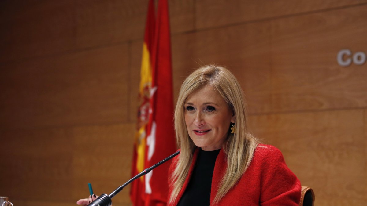 Cristina Cifuentes, presidenta de la Comunidad de Madrid.