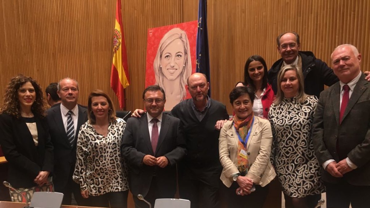 Diputados andaluces en el acto.