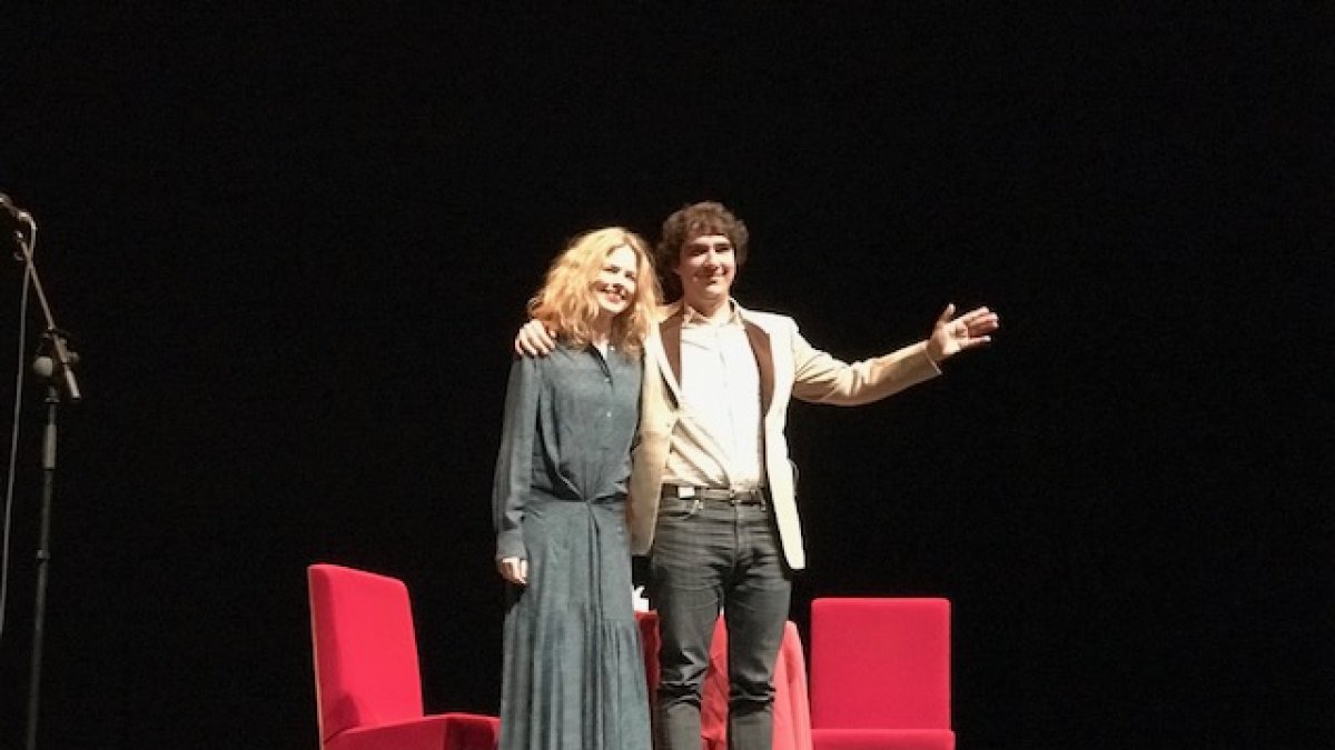 Momento del recital celebrado este jueves en el Auditorio ‘Ciudad de Vícar’.