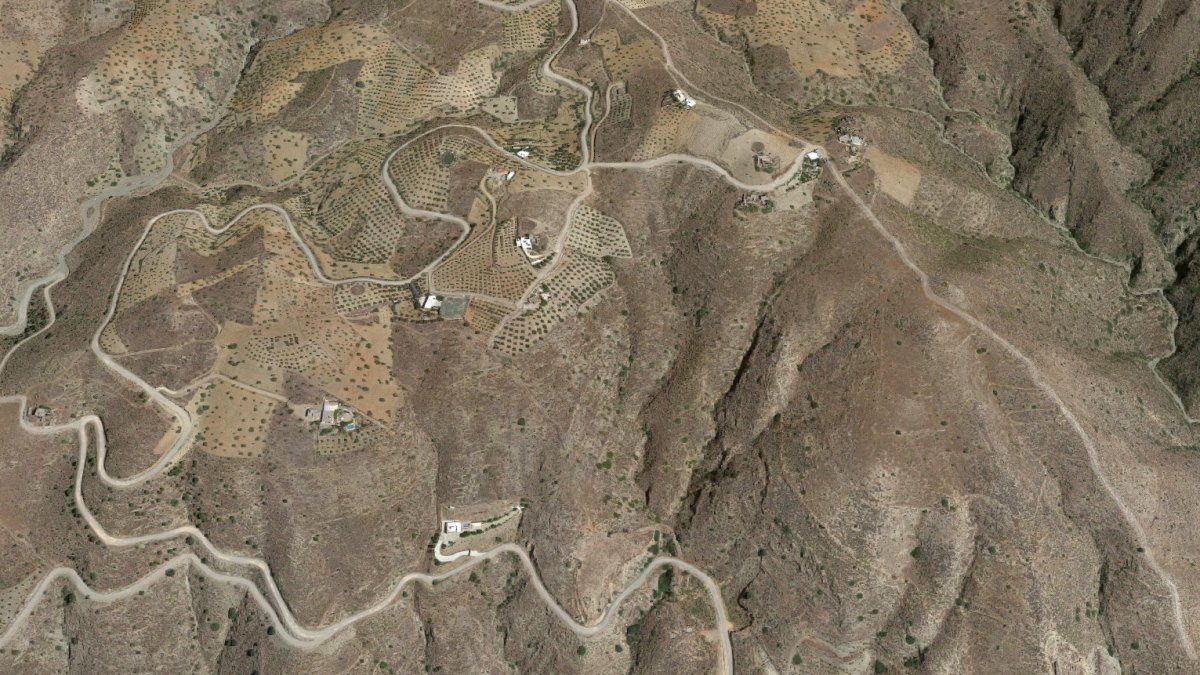 Parte del trazado que se va a mejorar con las obras que se van a acometer en Adra.