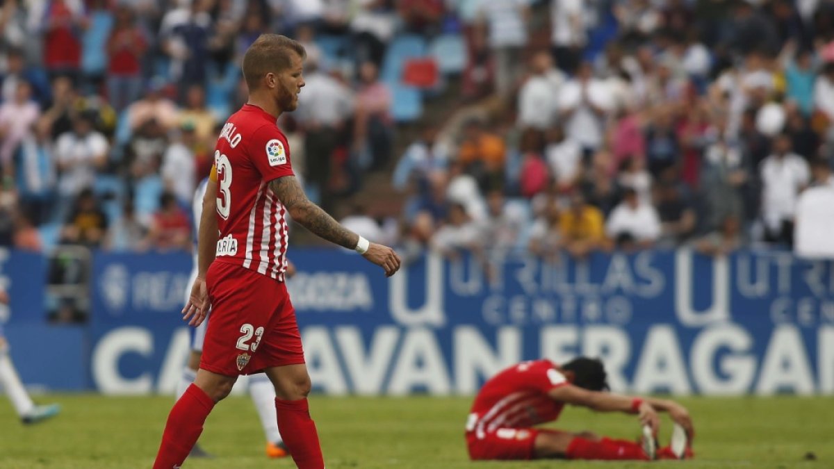 Morcillo y Tino Costa, al final del partido.