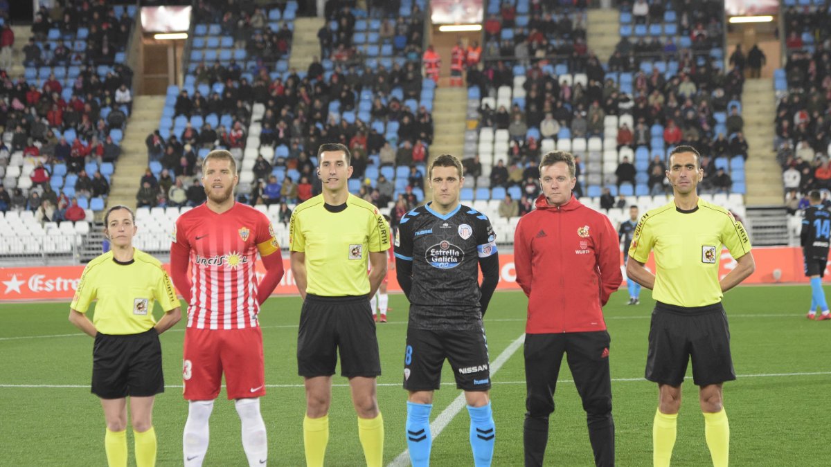 Areces Franco en el Almería-Lugo.