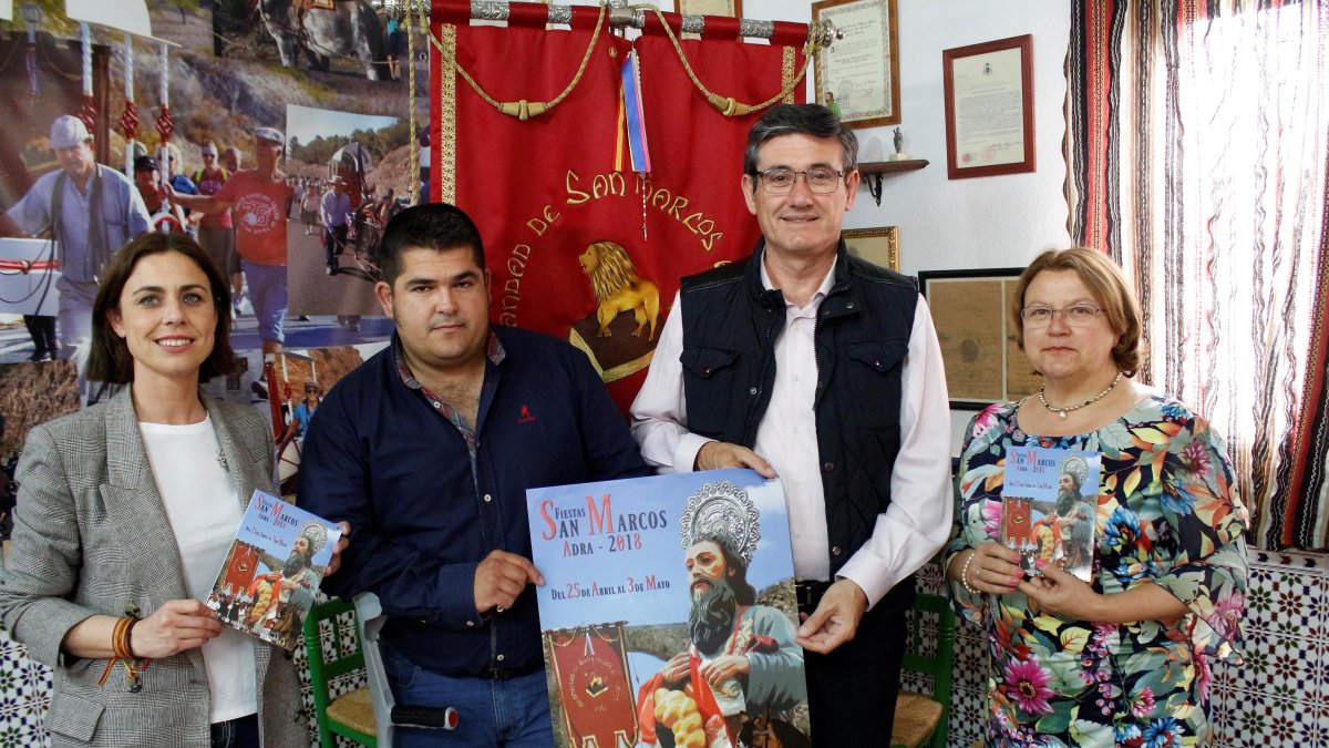 Presentación de las fiestas de San Marcos en la Hermandad.