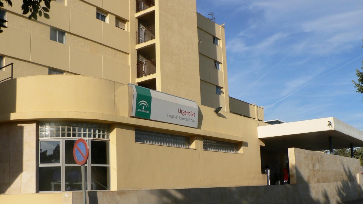 Exterior de la entrada al área de Urgencias de Torrecárdenas.